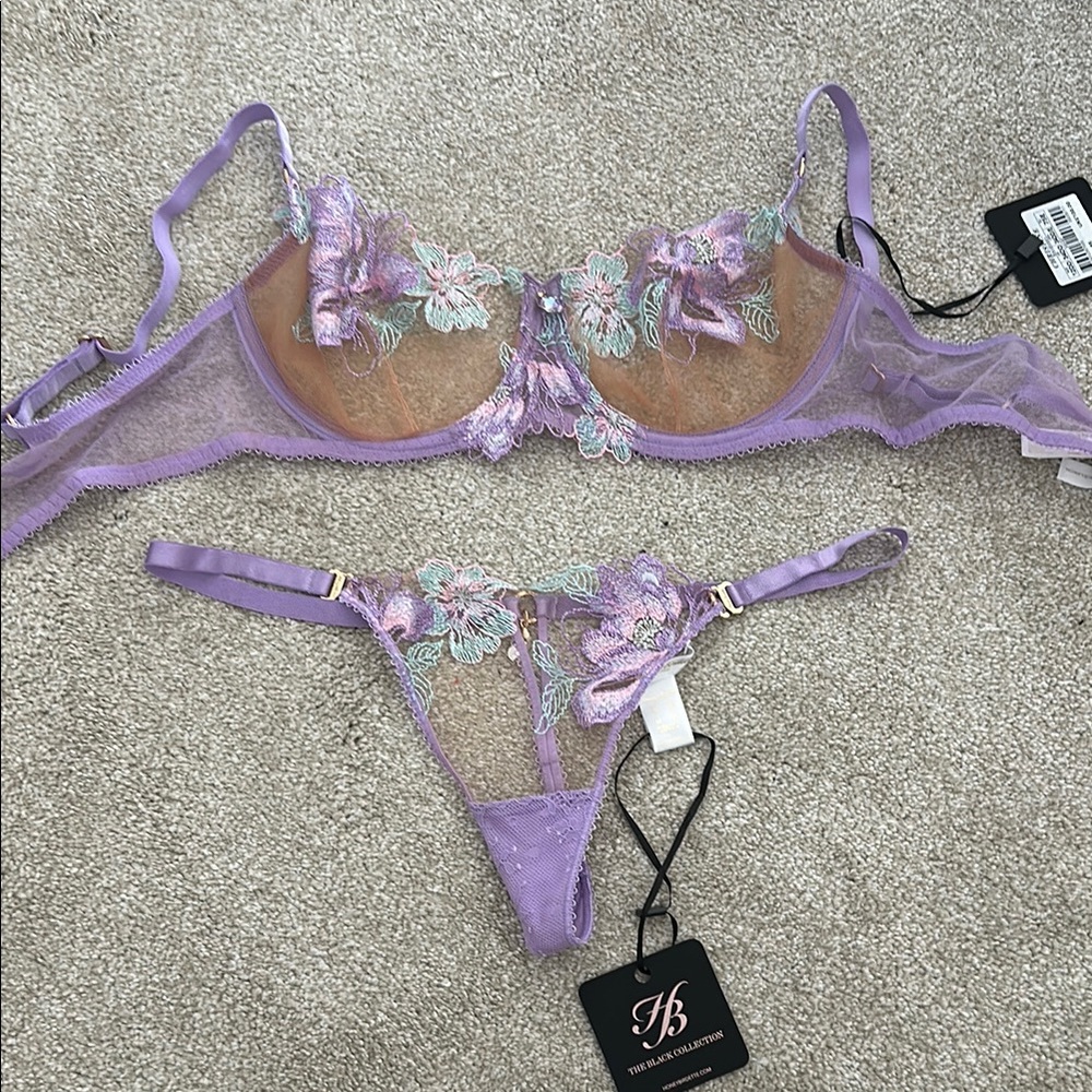 Honey Birdette- Christine set- BNWT- SZE 34DD/M
